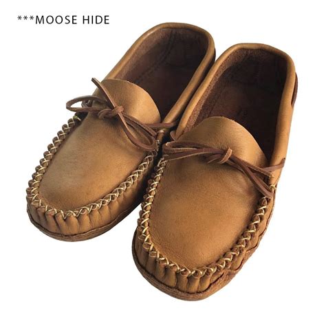 Mens Unlined Genuine Leather Wide Fitting Soft Sole Earthing Moccasins ...