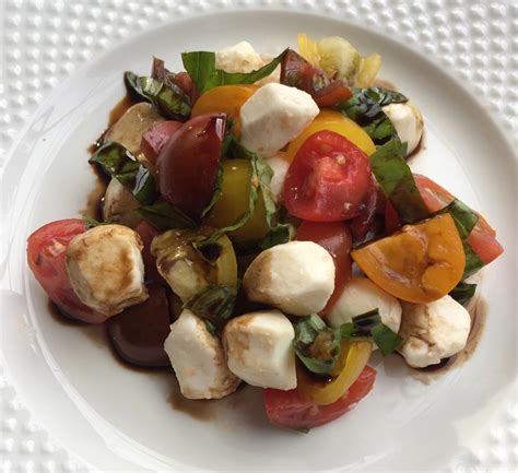 Chopped Caprese Salad With Balsamic Reduction No Empty Chairs