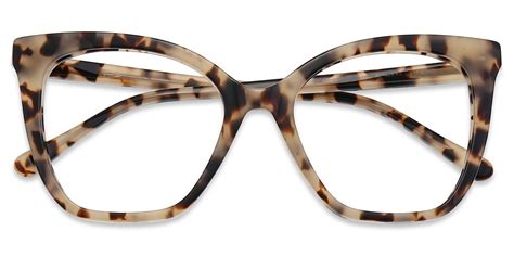 Women Glasses Medium Shirley20209 Pattern Acetate Cat Eye Frame