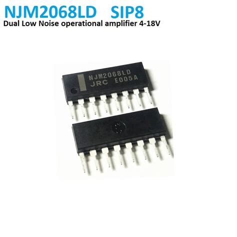 Njm Ld Dual Low Noise Operational Amplifier Sip Njm Ld