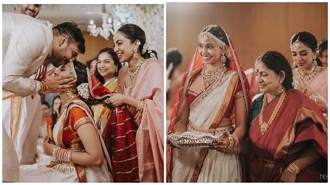 Sobhita Dhulipala Shares Pics From Sister S North Meets South Shaadi Says Mom Was Upset They