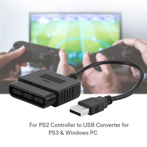 LES PS2 Vers PS3 Controller Adapter PS2 Vers USB Converter Pour PS3