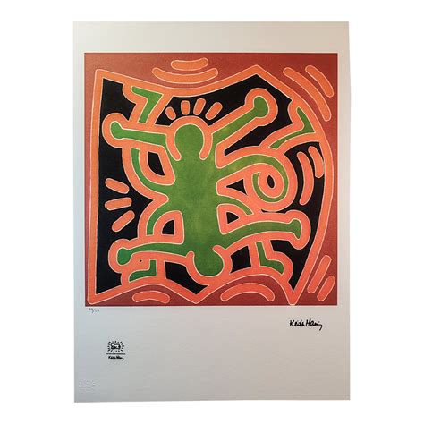 1990s Keith Haring Limited Numbered Series Lithograph Chairish