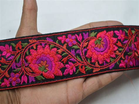 Buy Embroided Border Embroidery Lace And Fabric Harshita Crafts