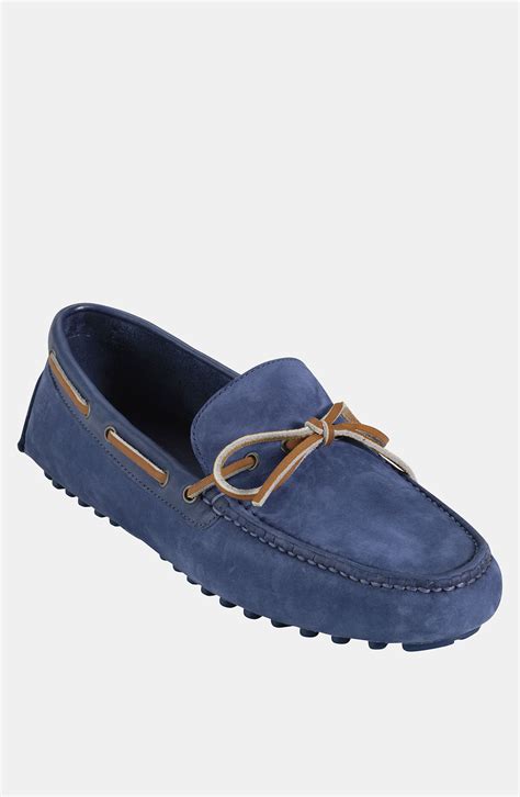 Cole Haan Air Grant Driving Shoe In Blue For Men Navy Nubuck Navy Lyst