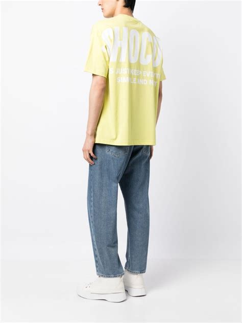 CHOCOOLATE Logo Print Cotton T Shirt Farfetch