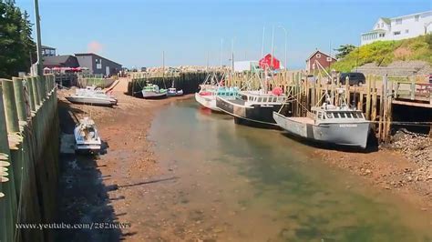 Bay Of Fundy Tides Timelapse Video Youtube