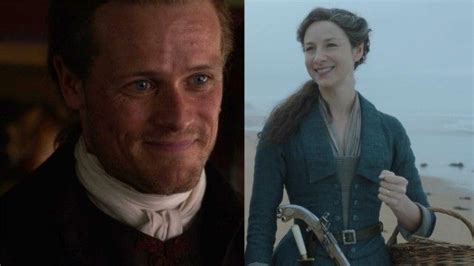 ''Outlander' Bloopers: Caitriona Balfe and Sam Heughan Goof Off on Set ...