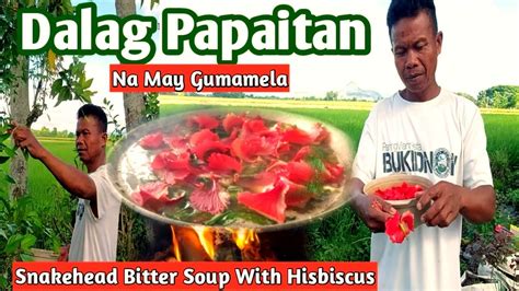 Dalag Papaitan Na May Gumamela Snakehead Bitter Soup With Hisbiscus