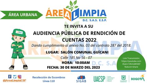 InvitaciÓn Audiencia De RendiciÓn De Cuentas 2022 Sigab