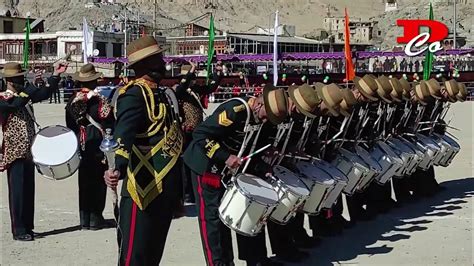 Indian Army Ladakh Scouts Regiment Center Bagpiper Band 72