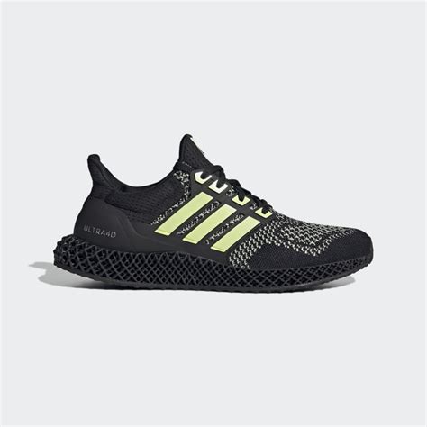 Adidas Ultra 4d Running Shoes Black Mens Running Adidas Us