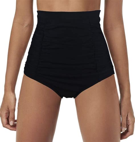 Qiaoer Womens Vintage Push Up Halter High Waisted Bikini Swimsuit Amazon Ca Clothing Shoes