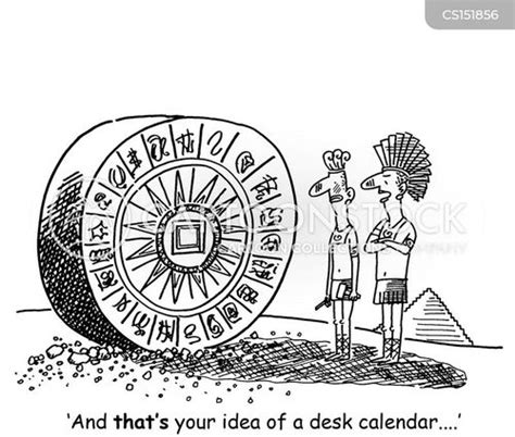 Aztec Calendar Cartoons and Comics - funny pictures from CartoonStock