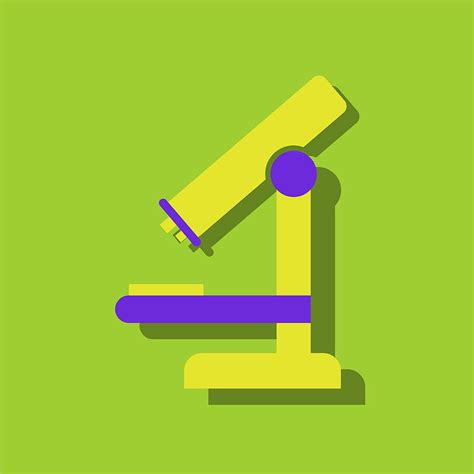 Flat Icon Design Collection Medical Microscope In Vector Ai Eps