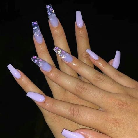 Everyday Lilac Nails Lavender Nails Purple Acrylic Nails