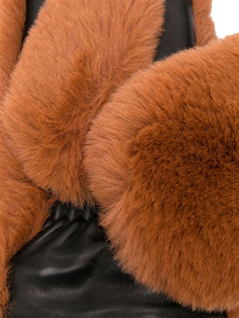 Moose Knuckles Faux Fur Mittens Farfetch