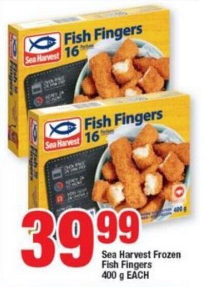 Sea Harvest Frozen Fish Fingers 400g Offer At Ok Foods