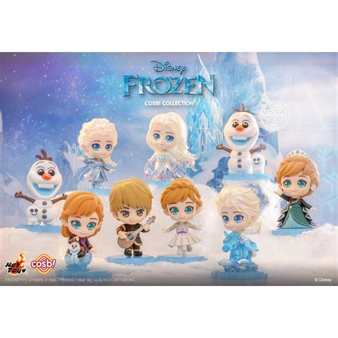 Hot Toys Blind Box ฟกเกอร ของสะสม Cosbi CBX Frozen Frozen Cosbi Collection Set