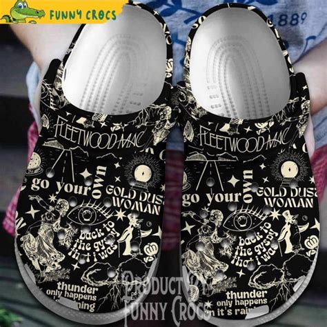 Fleetwood Mac Band Music Crocs Discover Comfort And Style Clog Shoes