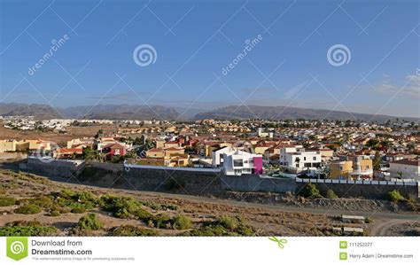 View of the District of Sonnenland, Playa of the Ingles on Gran Canaria