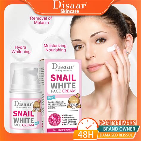 DISAAR Face Cream Spray Snail Whitening Sunscreen Spot Acne Scars