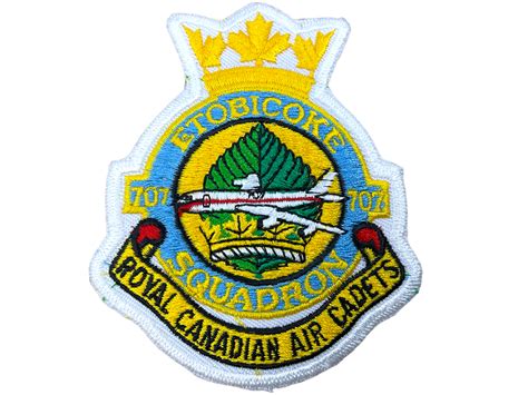 Canadian Rcac Air Cadets Etobicoke Squadron Crest Patch Military