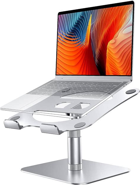 Lucrave Laptop Stand Telescopic 360 Rotating Height Adjustable