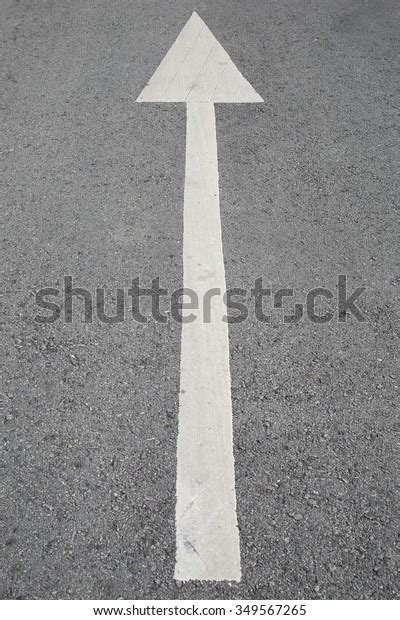 Arrow Signs Road Markings On Street Stock Photo 349567265 Shutterstock