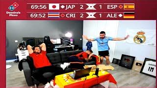 Djmariio Reaccionando Al Japon Vs Espa A Y Al Costarica Vs Alemania