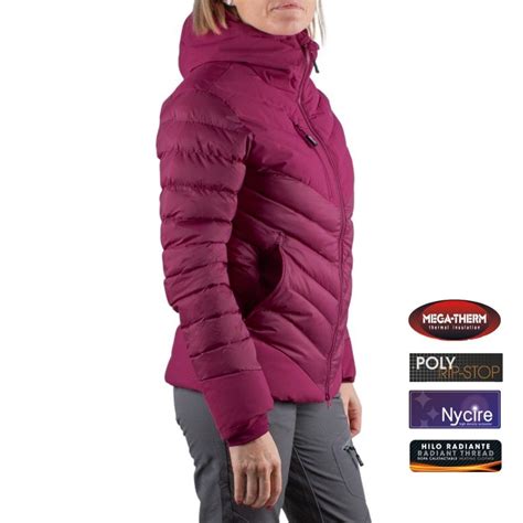 Joluvi Chaqueta Calefactable Heat Revo Orquídea Oscuro Rosa Granate Mujer