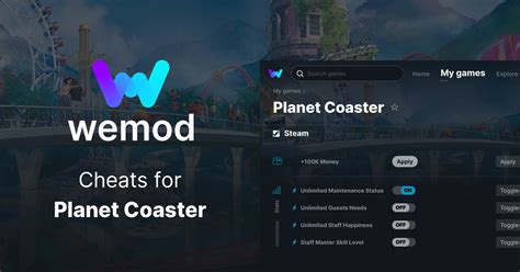 Planet Coaster Cheats Trainers For PC WeMod