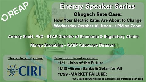 [2023 Fall Energy Speaker Series] Chugach Rate Case: How Your Electric ...