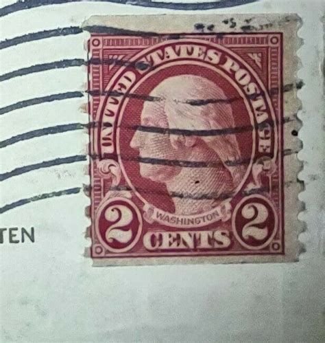 George Washington 2cent Stamp Used Rare Valuable Red Values Mavin