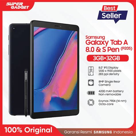 Samsung Galaxy Tab A 8 2019 P205 A8 A 8 RAM 3 GB ROM 32GB With S Pen