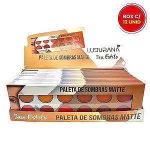 Quarteto De Sombras Nude Ludurana B00040 Box C 12 Unid Virtual Make Sua Fornecedora De