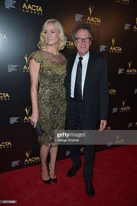 Actors Yvonne Strahovski And Geoffrey Rush Attend The 3rd Annual