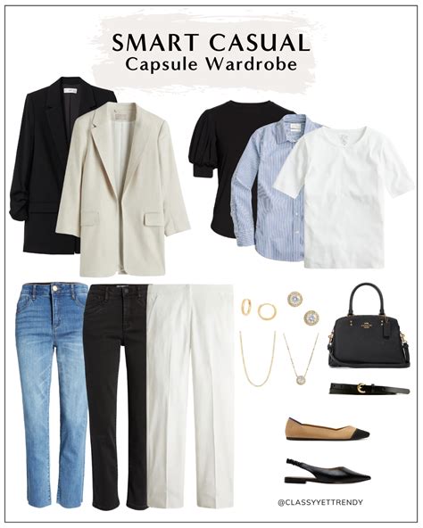 How To Create A Smart Casual Capsule Wardrobe Pieces Outfits