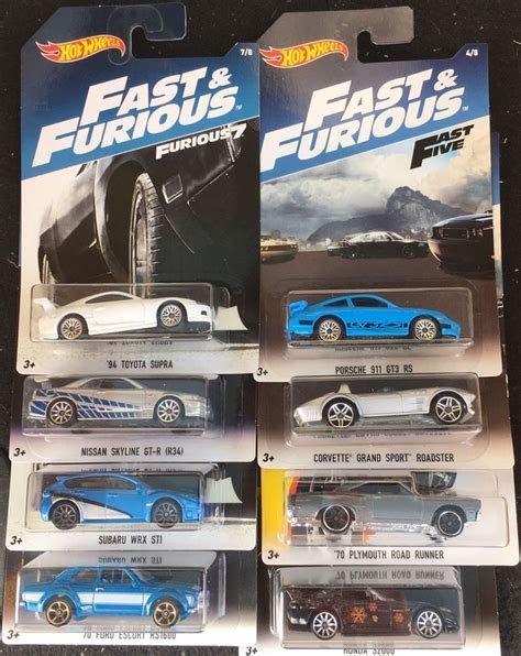 Fast And Furious Hot Wheels Set - Fast Furious One