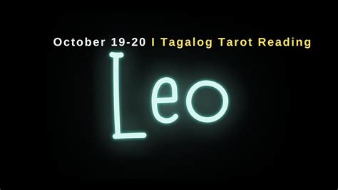 Leo May Katatagan Ng Loob At Kasiyahan I Kapalaran I Tagalog Tarot