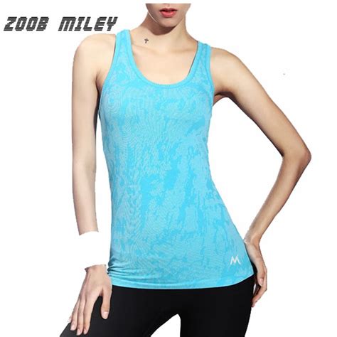 Women Yoga Sleeveless Tee Shirts Elastic Sports Running Jogging