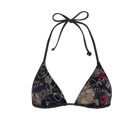 Circus Bikini Top GeeGee Collection Wolf Badger