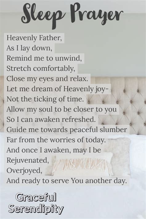 Sleep Prayer - Graceful Serendipity