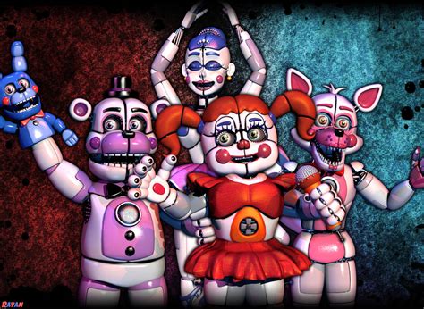 Fnaf C4d Funtimes By Therayan2802 On Deviantart