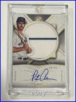 Topps Definitive Collection Relic Pete Alonso Auto Arc Pa Sp