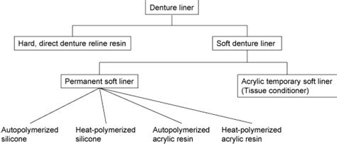 Classification Of Denture Liners Download Scientific Diagram