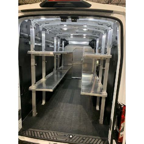 Prime Design Cantilever Fold Up Shelving Full Layout Packages For Vans