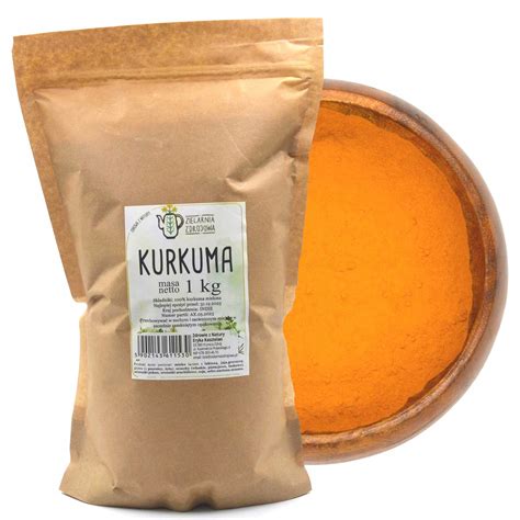 KURKUMA MIELONA NATURALNA WYSOKA JAKOŚĆ 1kg 15416899940 Allegro pl