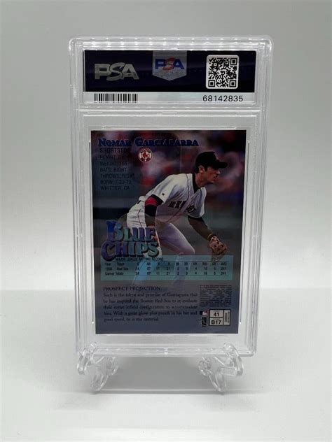 1997 Topps Finest Common Bronze Refractor 41 Nomar Garciaparra For