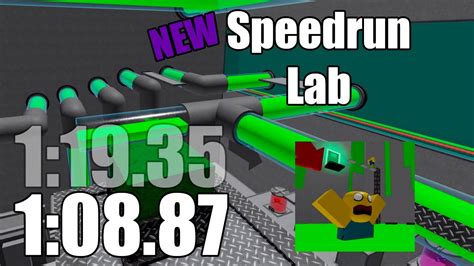 Acid Escape Lab Speedrun 1 08 87 Roblox UPDATED YouTube